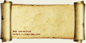 Jovana Kažović vizit kartica